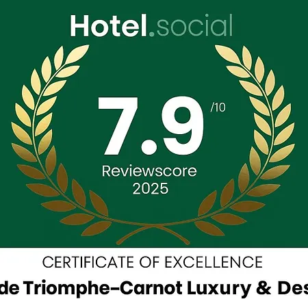 Arc De Triomphe-carnot Luxury & Design With Ac Lägenhet *